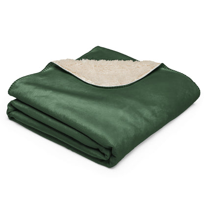 "Wrapped in a Good Story" Sherpa Blanket - Cozy Reading Throw